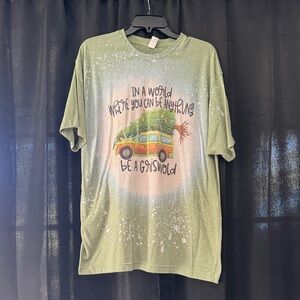 Green Graphic T-Shirt with Fun Print